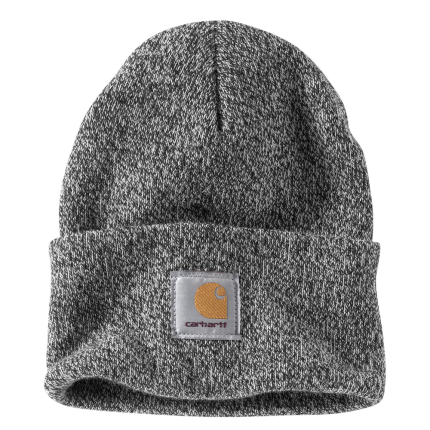 ACRYLIC WATCH HAT - 019-Black And White | Carhartt A18