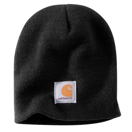 ACRYLIC KNIT HAT - BLK-Black | Carhartt A205