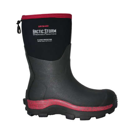 ARCTIC STORM MID BOOT - CR-Black & Cranberry | Dryshod ARSWMCR