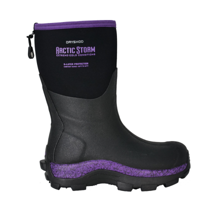 ARCTIC STORM WINTER MID BOOT - PP-Black & Purple | Dryshod ARSWMPP