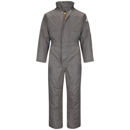 LIGHTWEIGHT EXCEL FR INSULATED COMFORTOUCH PREMIUM COVERALL - GY-Grey | Bulwark CLC8