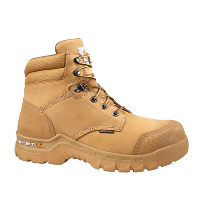 RUGGED FLEX 6-INCH NON-SAFETY TOE WORK BOOT - WHT-Wheat Nubuck | Carhartt CMF6056