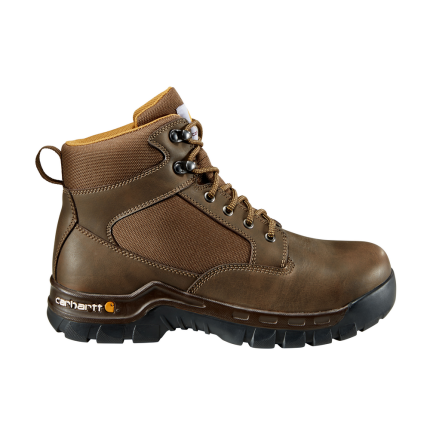 RUGGED FLEX 6-INCH STEEL TOE BOOT - DKBRN-Dk Brown Leather And Synthetic | Carhartt CMF6284