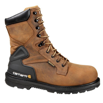 STEEL TOE 8-INCH WORK BOOT - BRN-Bison Brown Oil Tan | Carhartt CMW8200