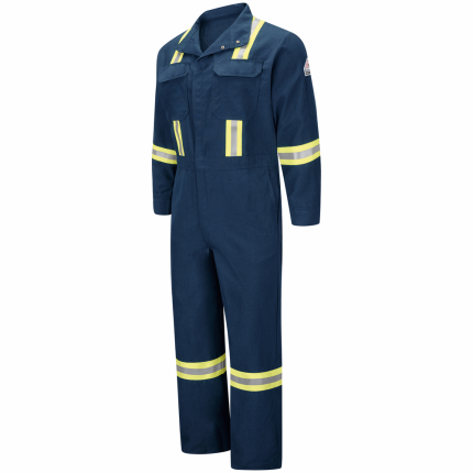 PREMIUM NOMEX FR COVERALL WITH TRIM - NV-Navy | Bulwark CNBT