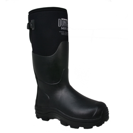 DUNGHO MAX GUSSET BARNYARD BOOT - BK-Black & Grey | Dryshod DHMGMHBK
