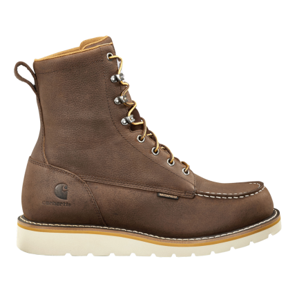 WP 8-INCH MOC SOFT TOE WEDGE BOOT - DKBRN-Dark Brown | Carhartt FW8095-M