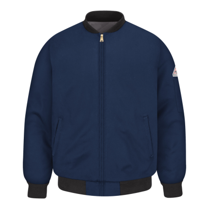 MIDWEIGHT EXCEL FR TEAM JACKET - NV-Navy | Bulwark JET2