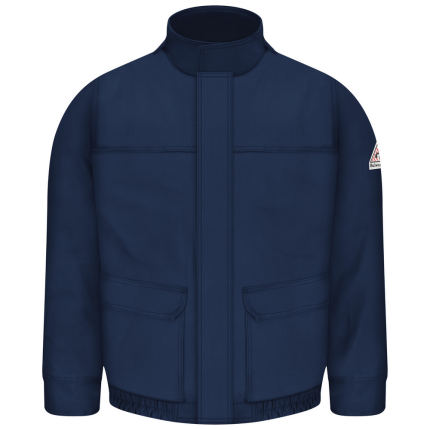 FR LIGHTWEIGHT COMFORTOUCH LINED BOMBER - NV-Navy | Bulwark JLJ8