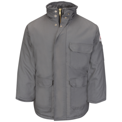 HEAVYWEIGHT INSULATED FR DELUXE PARKA - GY-Grey | Bulwark JLP8