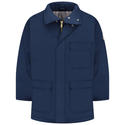 HEAVYWEIGHT INSULATED FR DELUXE PARKA - NV-Navy | Bulwark JLP8