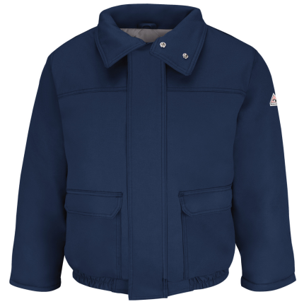 HEAVYWEIGHT FR INSULATED FR BOMBER - NV-Navy | Bulwark JLR8