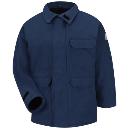 NOMEX FR INSULATED DELUXE PARKA - NV-Navy | Bulwark JNP2