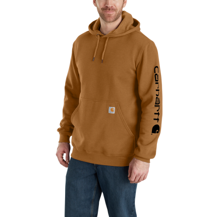 Loose Fit Midweight Logo Sleeve Graphic Sweatshirt - BRN-Carhartt Brown | Carhartt K288