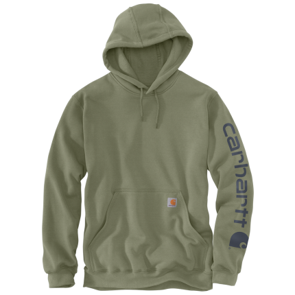Loose Fit Midweight Logo Sleeve Graphic Sweatshirt - DOV-Dusty Olive | Carhartt K288