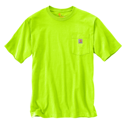 Loose Fit Heavyweight Short-Sleeve Pocket T-Shirt - BLM-Brite Lime | Carhartt K87