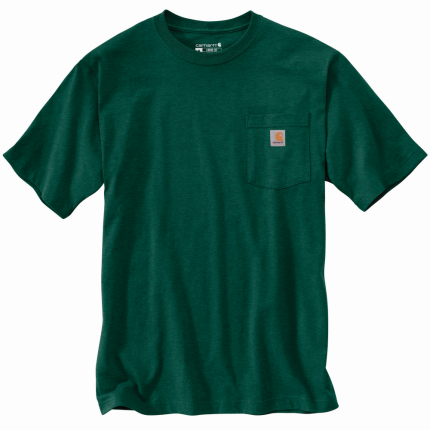 Loose Fit Heavyweight Short-Sleeve Pocket T-Shirt - G55-North Woods Heather | Carhartt K87