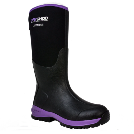 MXT LEGEND ADVENTURE BOOTS - BKPP-Black & Purple | Dryshod LGXWHBKPP