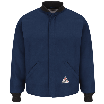 MIDWEIGHT NOMEX FR SLEEVED JACKET LINER - NV-Navy | Bulwark LNL2