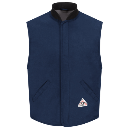 LIGHTWEIGHT NOMEX FR VEST JACKET LINER - NV-Navy | Bulwark LNS2