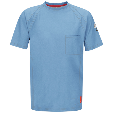 FR IQ SERIES COMFORT KNIT SHORT SLEEVE T-SHIRT - BL-Blue | Bulwark QT30