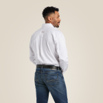 Solid Twill  Classic Fit Shirt - 100-White | Ariat 10000503