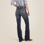 R.E.A.L. Mid Rise  Entwined Boot Cut Jean - 400-Marine | Ariat 10017510
