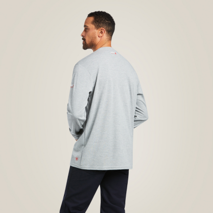 Fr Max Protect Inherent T-Shirt - 020-Heather Grey | Ariat 10039228