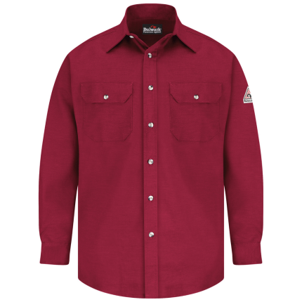 FR LIGHTWEIGHT 6OZ DRESS UNIFORM SHIRT - RD-Red | Bulwark SLU660