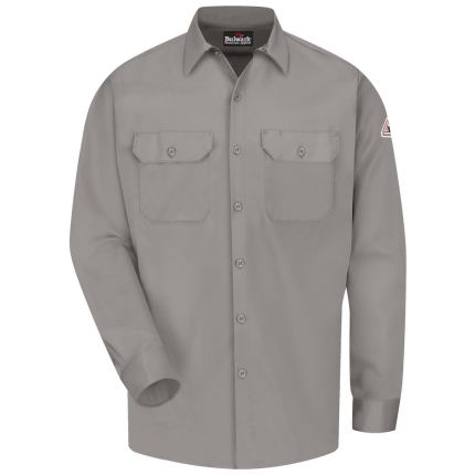 COMFORTOUCH EXCEL FR WORK SHIRT - GY-Grey | Bulwark SLW2