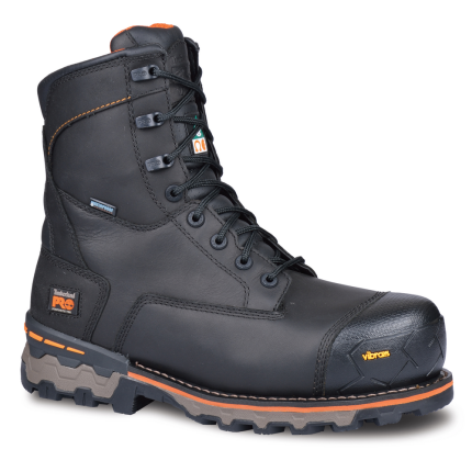 BOONDOCK COMPOSITE TOE WATERPROOF INSULATED BOOT - 001-Black | Timberland PRO TB089645