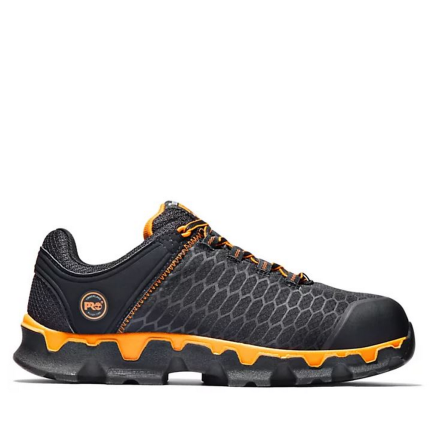 POWERTRAIN SPORT ALLOY SAFETY TOE SHOE - 001-Black Orange | Timberland PRO TB0A1B6S