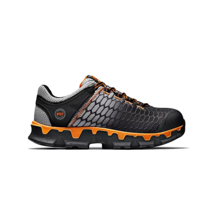 POWERTRAIN SPORT ALLOY SAFETY TOE BREATHABLE SHOE - 065-Gray Orange | Timberland PRO TB0A1GT9