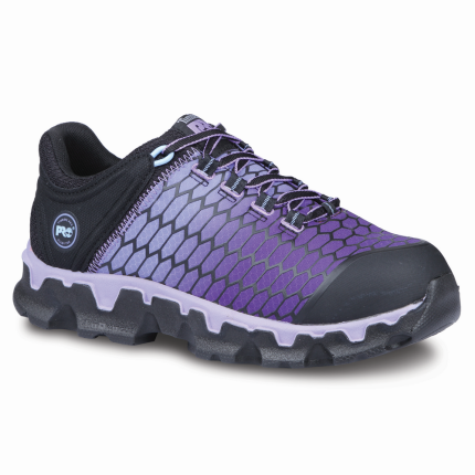 POWERTRAIN SPORT BREATHABLE ALLOY SAFETY TOE SHOE - 001-Black Purple | Timberland PRO TB0A1H1S