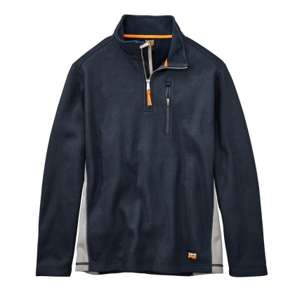 STUDWALL 1/4-ZIP TEXTURED FLEECE - 406-Total Eclipse | Timberland PRO TB0A1HGK