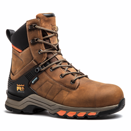 8IN. HYPERCHARGE COMPOSITE SAFETY TOE WATERPROOF BOOT - 214-Brown | Timberland PRO TB0A1KQ2