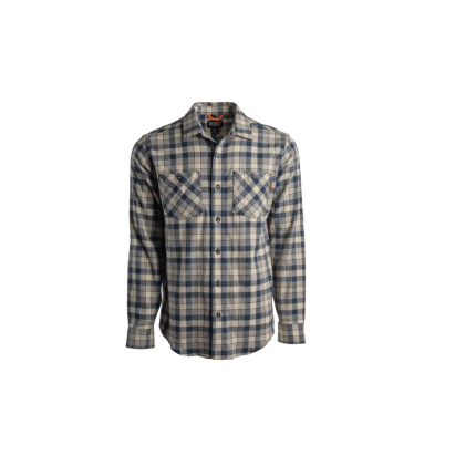 WOODFORT FLEX FLANNEL SHIRT - AG1-Total Eclipse Littleton Plaid | Timberland PRO TB0A1P41