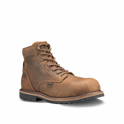 6IN. MILLWORKS COMPOSITE SAFETY TOE WATERPROOF BOOT - 214-Gaucho | Timberland PRO TB0A1S3M