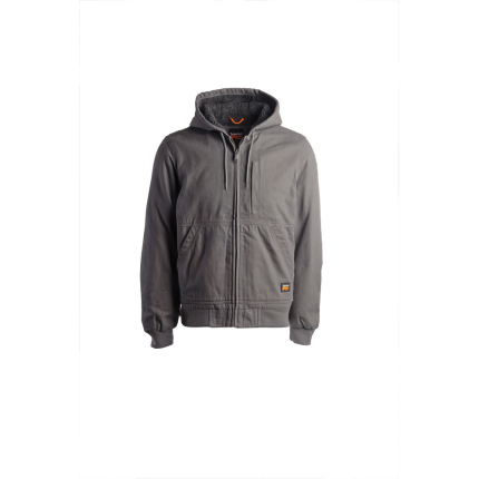 GRITMAN CANVAS LINED HOODED JACKET - 060-Pewter | Timberland PRO TB0A1VB4