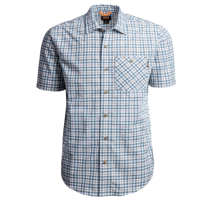 PLOTLINE SHORT-SLEEVE WORK SHIRT (BIG/TALL) - Z99-Deep Pool Frye Island | Timberland PRO TB0A1VDZ
