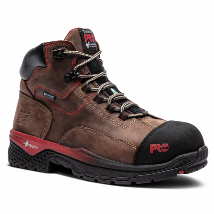 6IN. BOSSHOG COMPOSITE SAFETY TOE WATERPROOF BOOT - 214-Brown Red | Timberland PRO TB0A1WSB