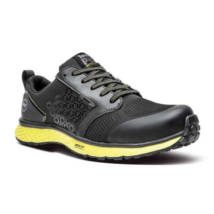 REAXION COMPOSITE TOE SHOE - 001-Black Yellow | Timberland PRO TB0A2131