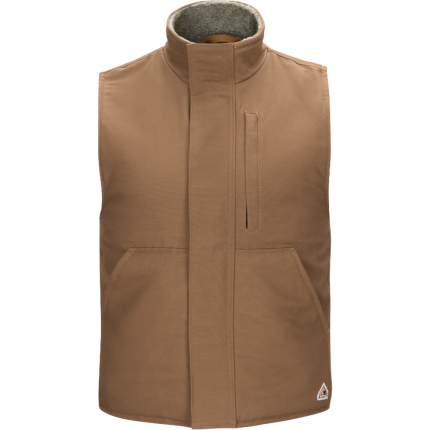 FR SHERPA LINED VEST - BD-Brown Duck | Bulwark VLS2